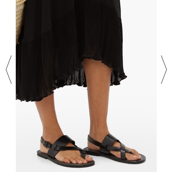 saint laurent culver nu pieds suede sandals